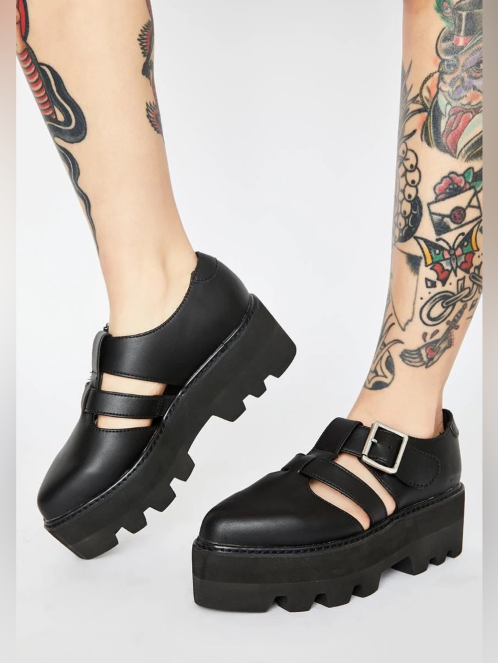 T.U.K. Big Buckle Dino Lug Sandals
